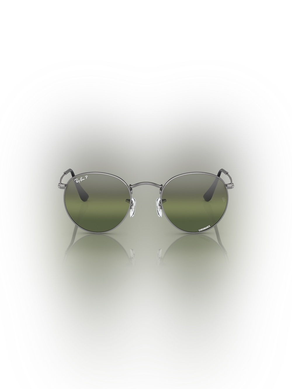 Ray-Ban Silver Frame Sunglasses with Chromance Lenses